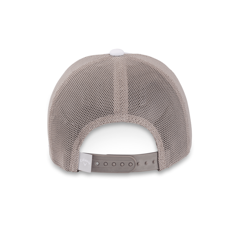 Callaway 2024 Playing Through White Trucker Hat Performance Snapback One Size